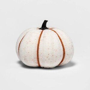 White Fabric Pumpkin